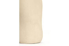 Vaas deco Ø15,5x38 cm SERAFINA keramiek licht bruin