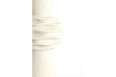 Vaas deco Ø24,5x73 cm OLIVORA keramiek crème