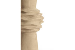 Vase deco Ø24,5x73 cm OLIVORA ceramics light brown