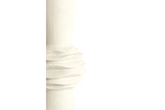 Vaas deco Ø21x60 cm OLIVORA keramiek crème
