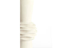 Vaas deco Ø18x47,5 cm OLIVORA keramiek crème