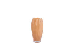 Vaas Ø12x25 cm BESALU glas karamel