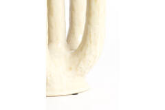 Vaas deco 22x16,5x30 cm LEONJO keramiek parelmoer