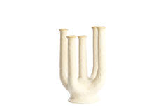 Vase deco 24x18x36 cm LEONJO ceramics sand-beige