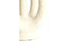 Vase deco 24x18x36 cm LEONJO ceramics sand-beige