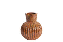 Vase deco Ø25x30 cm ZIRJA ceramics orange