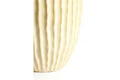 Vaas deco Ø25x28 cm TALEA keramiek parelmoer