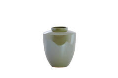 Vaas deco Ø30x32 cm TALEA keramiek olie licht groen