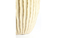 Vaas deco Ø32x40 cm TALEA keramiek parelmoer