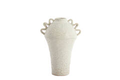 Vase deco 25x20x35 cm VOLCA ceramics cream