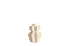 Vaas deco 17,5x16x23,5 cm NARA keramiek crème