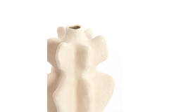 Vaas deco 17,5x16x23,5 cm NARA keramiek crème