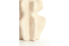 Vaas deco 17,5x16x23,5 cm NARA keramiek crème
