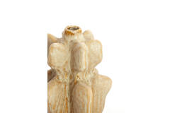 Vaas deco 17,5x16x23,5 cm NARA keramiek olijf groen