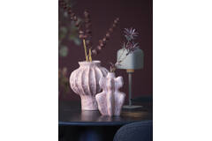 Vase deco 17,5x16x23,5 cm NARA ceramics coral-red