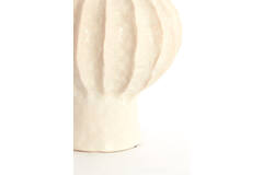 Vaas deco Ø20x24 cm HAKONE keramiek crème