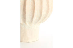 Vaas deco Ø24x28,5 cm HAKONE keramiek crème