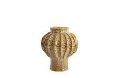 Vase deco Ø24x28,5 cm HAKONE ceramics olive green