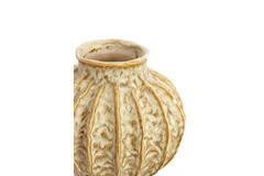 Vase deco Ø24x28,5 cm HAKONE ceramics olive green