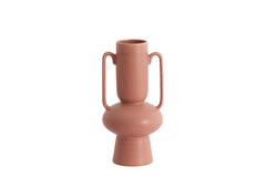 Vase deco Ø20x40 cm OTARU ceramics coral-red
