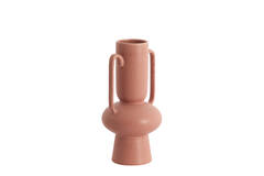 Vase deco Ø20x40 cm OTARU ceramics coral-red