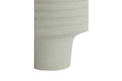 Vaas deco Ø30x27 cm SYLVA keramiek crème