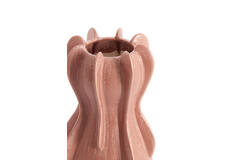 Vase deco Ø18,5x34 cm MAGOME ceramics coral-red