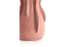 Vase deco Ø18,5x34 cm MAGOME ceramics coral-red
