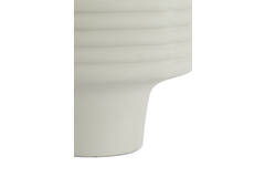 Vaas deco Ø40x30 cm SYLVA keramiek crème