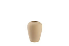 Vase deco Ø40x52 cm VALERIA ceramics matt beige