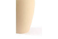 Vase deco Ø50x64 cm VALERIA ceramics matt beige