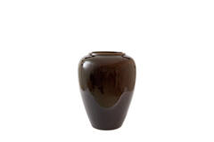 Vase deco Ø50x64 cm VALERIA ceramics dark brown