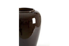 Vase deco Ø50x64 cm VALERIA ceramics dark brown