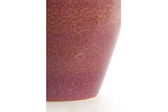 Vase deco Ø50x64 cm VALERIA ceramics dark pink