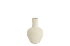 Vase deco Ø33x50 cm NANA shiny cream