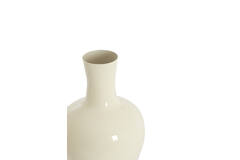 Vase deco Ø33x50 cm NANA shiny cream