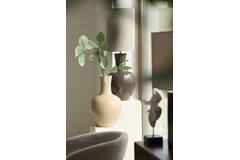 Vase deco Ø33x50 cm NANA shiny sand