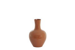 Vase deco Ø33x50 cm NANA shiny dark orange