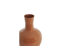 Vase deco Ø33x50 cm NANA shiny dark orange