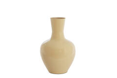 Vase deco Ø44x69 cm NANA shiny sand