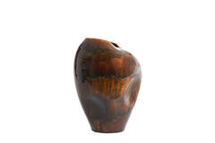 Vase deco Ø39x53 cm AZURA ceramics dark brown
