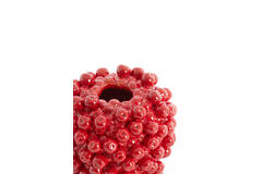 Vaas deco Ø15x17,5 cm BERRIES keramiek rood
