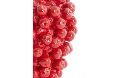 Vaas deco Ø15x17,5 cm BERRIES keramiek rood