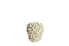 Vase deco Ø20x22,5 cm BERRIES ceramics cream