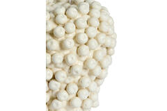 Vase deco Ø25,5x27 cm BERRIES ceramics cream