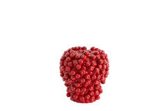 Vaas deco Ø25,5x27 cm BERRIES keramiek rood