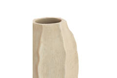 Vase deco Ø29x42 cm SAPHIRA matt sand
