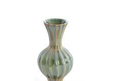 Vase Ø8,5x17 cm SAVI ceramics olive green