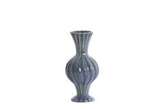 Vaas Ø8,5x17 cm SAVI keramiek blauw-paars