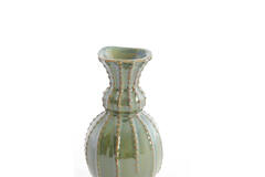 Vase Ø8,5x17 cm SORREL ceramics olive green